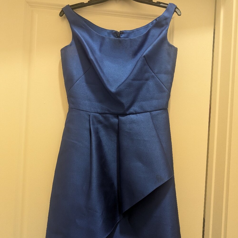 A-line; Blue 🔵 midi dress
